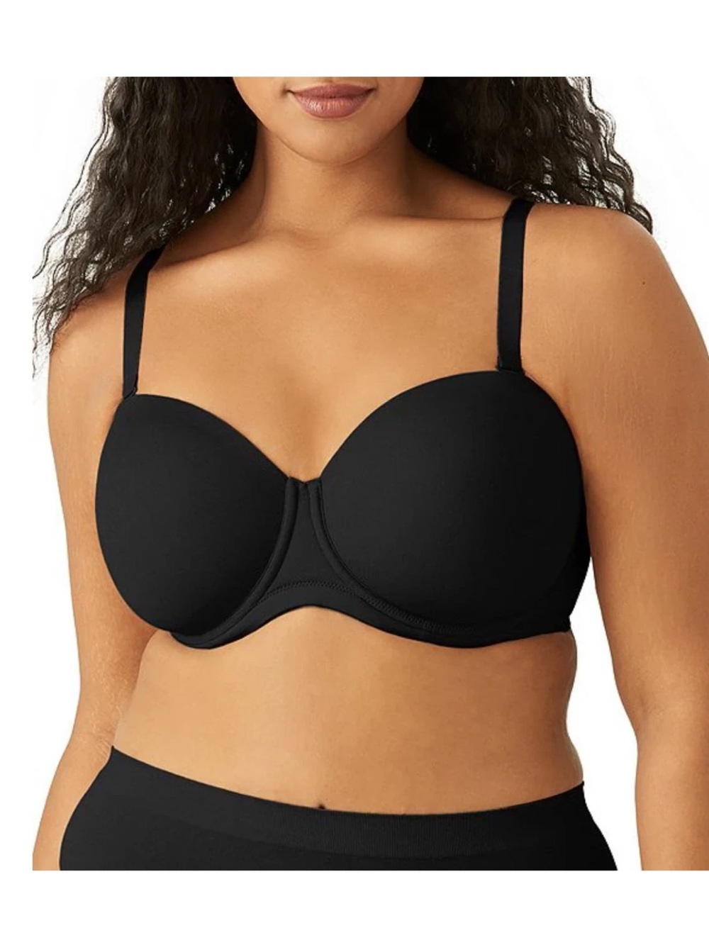 Wacoal Red Carpet Strapless Bra 32DD Black